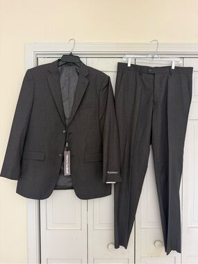 Alberto Cardinali Dark gray suit men’s size 42R 36W